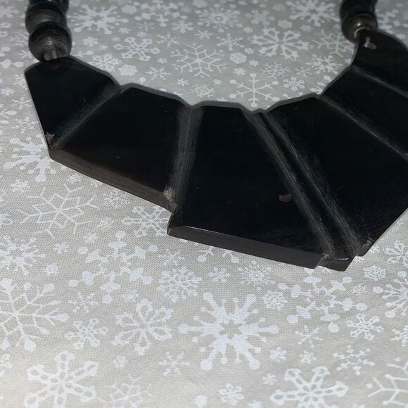 Vintage Black Native Ethnic Tribal Necklace 17” - Picture 8 of 14
